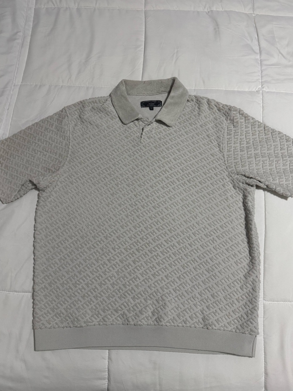 Kith Monogram Terry Leo Polo ‘Concrete'